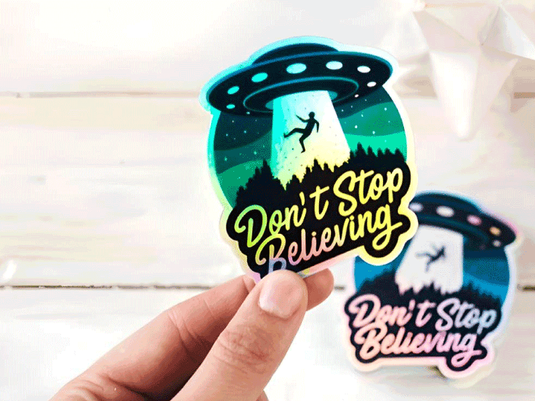 Holographic Stickers