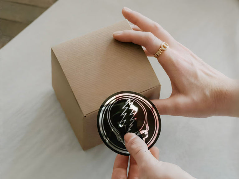 Shiny Chrome Stickers