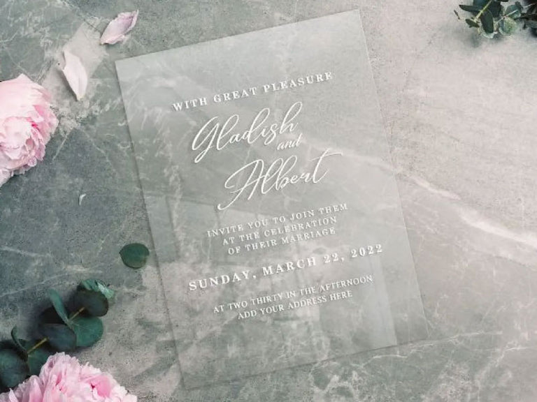 Acrylic Invitations